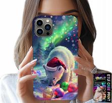 Etui Do Iphone 11 Pro Max - Świąteczny Niedźwiedź Bombki Case +Folia