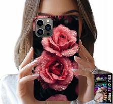 Etui Do Iphone 11 Pro - Piękne Różowe Róże, Kwieciste Wzory, Case