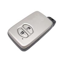 Smart Ignition Key Housing 2 Buttons Silver for Toyota RAV4 Highlander