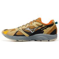 Mizuno LG 90s Retro Shock Absorbing Non-Slip Wear-Resistant Breathable Low-Top Running Shoes Unisex Sneakers Light-Brown D1GH212506 41