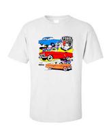 1952 1953 1954 Ford Classic Car T-shirt Single OR Double Print 4XL