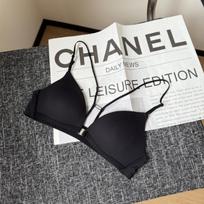 ront buckle beautiful back triangle cup underwear women's small breasts gather thin no steel ring not empty cup beautiful back seamless French bra s (for 32abc) juoda