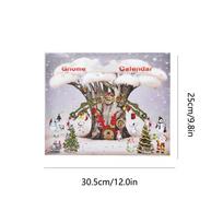 Christmas Advent Calendar 24-day Christmas Countdown Calendar Gnome Dolls Plush Toy 2026 New Year Holidays Kids Party Gifts Box L