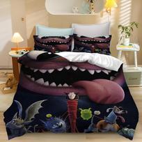 Hotel Transylvania Antklodės užvalkalas Drakula Animacinis miškas Poliesteris Suaugusiųjų dovana 2/3 vnt. Patalynės komplektas EU Single(135*200cm)3pcs