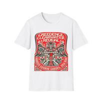 Unisex Soft Cotton T-Shirt. CCR, Creedence Clearwater Revival Unisex T-Shirt XXXXL