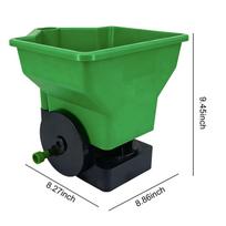 Lawn Spreader Hand Spreader 3L Manual Small Labor Saving Handheld Lawn Garden Spreader for Fertilizer Salt Green Manual Spreader žalia