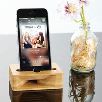 Phone Sound Amplifier Universal Phone Holder Stand Cellphone Wood Loudspeaker Holder United States