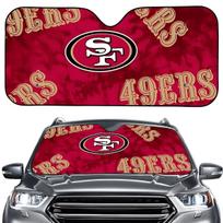 Individualus „San Francisco 49ers“ skydelis nuo saulės su siurbtuku