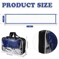 15x3ft Volleyball Net Portable Supplies with Carrying Bag Folding Training Net Practice Net for Outdoor Indoor Pool Beach Lawn