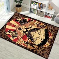 Vintage Circus Girls Non-Slip Area Rug, Floor Carpet for Bedroom 40x60cm( 15x23in )