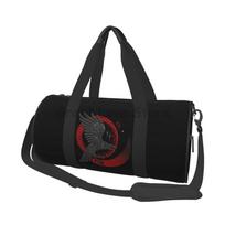 Viking Raven Norse Print Travel Duffel Bag for Practice Gym Sports Weekender Overnight Bags Portable Waterproof Luggage Tote Bag
