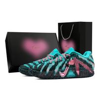 Nike Ja Morant 3 Sweetheart Sniper, Heart Box Rebound Grip Low top Basketball Shoes Men's Pink Green HF2794-300(Team529--) 43