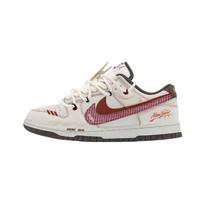 Nike Dunk Cherry Bomb New Year Abrasion Resistant Low top Skateboard Shoes Unisex HV1799-161(Team859-New year) 38.5