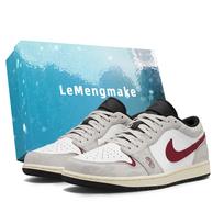 Jordan Air Jordan 1 Lemon Joy Cushioning Slip Resistant Abrasion Resistant Cushioning Slip Resistant Abrasion Resistant 553558-040(Team399-S-BOX) 42.5