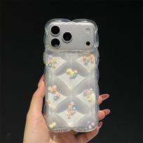 Epoxy Starry Rhombus Phone Case for iPhone 11/12/13/14/15/16/17/Pro/Pro Max iPhone 17 Pro Max