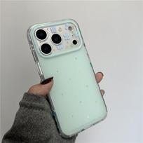 Mint Green Drop-Proof Case for iPhone 17 Pro/15 Pro Max - Korean Style iPhone 15 Pro