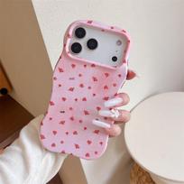 Pink Floral Bunny iPhone 16 Pro Max/Apple 17 Case with 13/14 Film Two-in-One. 16