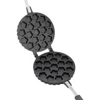 Long Handle Bubble Waffle Maker 19/37 Holes Egg Waffler Iron Plum Blossom Cake Mold  Home Bakery 19 Holes