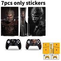 Eye-catching Black Myth Wukong Ps5 Slim Full Wrap Decal For Console And Controller Style A