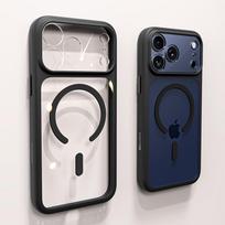 iPhone 17 Pro Max Transparent Magnetic Case with Apple 16 Lens Full Coverage Protective Skin iPhone 14 Pro Max