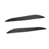 Carbon Fiber Car Headlight Eyelid Eyebrow Cover Trim For Mazda 3 Mazda3 JDM 2010 2011 2012 2013 juoda