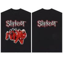 Slipknot Slipknot Band Cotton Short Sleeve Tshirt Printing Digital Printing Unisex and Women of Heavy Metals Punk Rock S