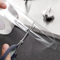 Kriauklė virtuvės vandeniui atspari skaidri juosta nano mildew stipri lipni baseino vandens sandariklis vonios kambario tarpų juostelės silikoniniai lipdukai 0.5mm*50mm*3m