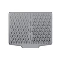Silikoninis indų džiovinimo kilimėlis su drenažiniu krašteliu 15,6'' X 12,9'' Silikoninis indų džiovinimo kilimėlis virtuvės stalviršiui, džiovinimo kilimėlis kriauklei