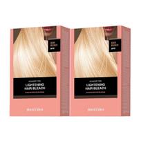 Moremo Lightning Hair Bleach 1+1 Special Set 80ml (Low Damage Self Hair Lightening)