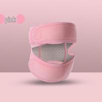 Adjustable Double Silicone Patella Strap for Knee Protection: Breathable, Anti-Slip Design for Shock Absorption in Running and Badminton. Single Pack (No Certificate, Note Required) rožinė