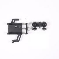 For Land Rover Defender 90 110 130 2004-2018 Alloy Car Central Control Instrument Panel Phone Holder Car Accessories NEW raudona