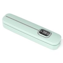 New Cross-Border Vacuum Sealer with LCD Display - Super Strong Food Preservation Machine 17x25cm, 100 Bags Only mėtų žalios spalvos