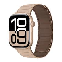 Compatible Woven Pattern Silicone Strap for Apple Watch 11 - Buckleless Magnetic Sports Band 42/44/45/46/49 mm