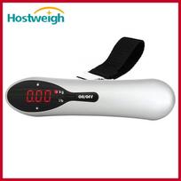 Mini Handheld Portable Electronic Luggage Scale for Travel Suitcases raudona