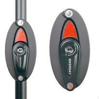 Compact Folding Bike Lock, High Security Bicycle Heavy Duty Anti with Keys and Case for Bikes