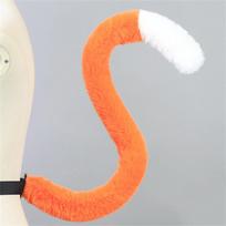 Fluffy Tail Cos Cat Fox Tails Plush Long Tails Furry Tail Anime Role Play Party Performance Props Cosplay Costume Accessories about 80cm