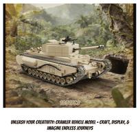 [1031 PCS] Tank Building Block Set Scale Model, Collection for History Enthusiasts, Home Decor, Holiday Gift Present