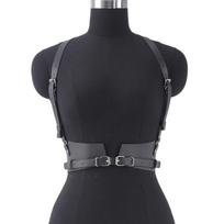 Moterų Mados Diržas Gatvės Stiliaus Punk Dekoratyvinis Juosmens Diržas Reguliuojamas Petnešų Diržas Korseto Diržas Gotikinės Aprangos Aksesuarai Adjustable black