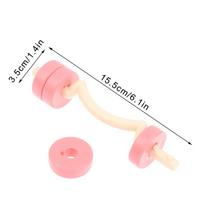 1set Face Mouth Exerciser Barbell Design Face Trainer Tool Breathing Device Lift V Face Skin Tightening Face Breathing Exerciser
