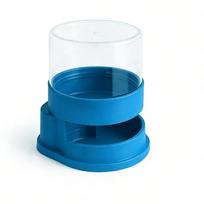 Reptile Drinking Water Dispenser for Lizards Anti Spill Automatic Feeder Bowl for Aquarium Vivarium Terrarium Use mėlyna