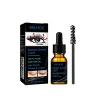Castor oil mascara naturally thick, long, curled, moisturizing, not easy to smudge mascara care solution 10ml