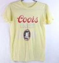 Vintage Coors Light Beer S.H.*.T. Frat Party Graphic T-Shirt Chest: 32 S