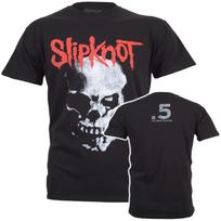 Official Slipknot T Shirt .5: The Gray Chapter Skull Black New S M L XL XXL S