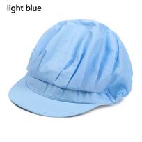 Work Wear Canteen Hotel Catering Hair Nets Food Service Cook Hat Chef Cap šviesiai mėlyna spalva
