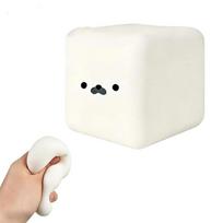 Portable Ultra Soft Tofu Squeeze Slow Rising Moldable Stress Relief Seal Expression Square Anxiety Relief Adult