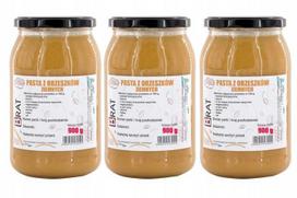Masło Orzechowe 3X900 Peanut Butter Bez Soli Cukru