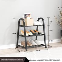 Wei Yi A-shaped Multi-layer Shoe Rack, Dormitory Doorway Storage Solution.