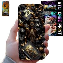 Samsung Galaxy S24 Fe Tok Póker Kaszinó Kártyák Csontkirály + Üveg