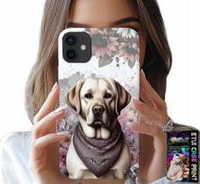 Etui Do Iphone 12 - Piesek Pieski Husky Psie Wzory + Szkło