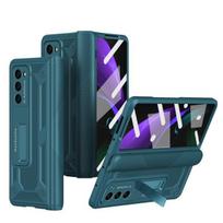Skirtas Samsung Z Fold 3 Fold3 viso korpuso priekinis stiklinis plėvelinis dėklas, skirtas Samsung Galaxy Z Fold 3 Zfold3 telefono priedų dangtelis for samsung Z Fold 3 žalia